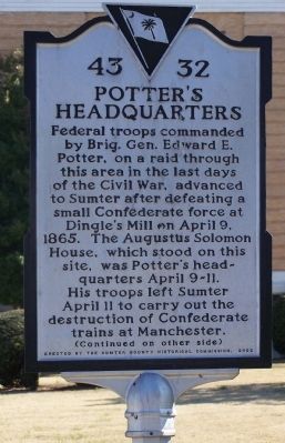 Potter's Headquarters image. Click for full size.