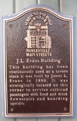 J. L. Evans Building Marker image. Click for full size.