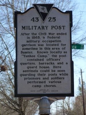 Military Post Marker image. Click for full size.