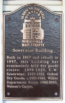 Sowerwine Building Marker image. Click for full size.