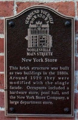New York Store Marker image. Click for full size.