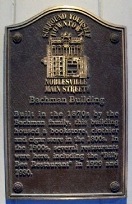 Bachman Building Marker image. Click for full size.