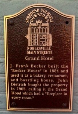 Grand Hotel Marker. Click for full size. Grand Hotel Marker image. Click for full size.