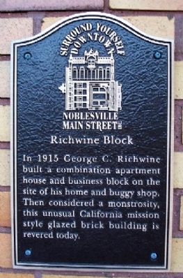 Richwine Block Marker image. Click for full size.