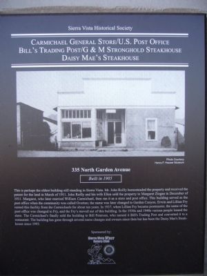 Carmichael General Store/U.S. Post Office Marker image. Click for full size.