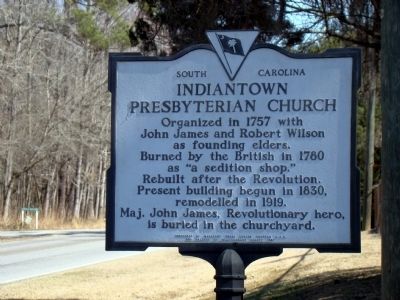 Indiantown Presbyterian Church Marker image. Click for full size.
