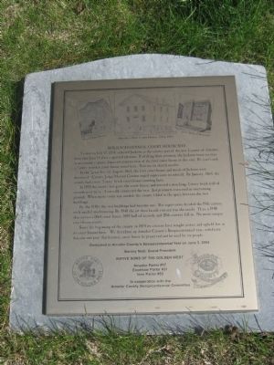 Sesquicentennial Court House Site Marker image. Click for full size.