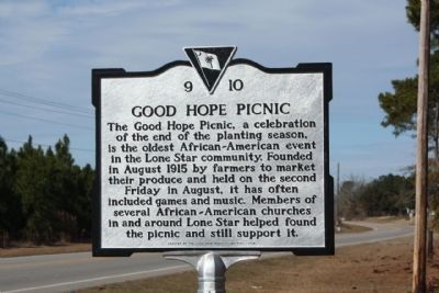Good Hope Picnic Marker. Click for full size. Good Hope Picnic Marker image. Click for full size.