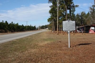 Good Hope Picnic Marker, looking northbound along McCords Ferry Rd. (S.C. Hwy. 267) image. Click for full size.