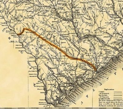 S. C. Canal and Rail Road Co. Map. Click for full size. S. C. Canal and Rail Road Co. Map image. Click for full size.