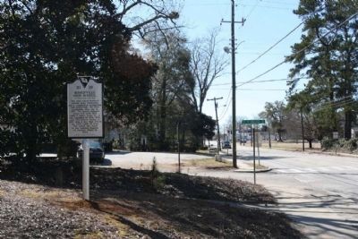 Bishopville High School Marker seen along North Main Street (US 15, State Road 34, State Road 341) image. Click for full size.