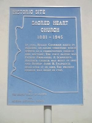 Sacred Heart Church Marker. Click for full size. Sacred Heart Church Marker image. Click for full size.