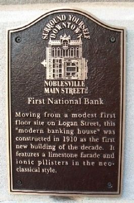 First National Bank Marker. Click for full size. First National Bank Marker image. Click for full size.