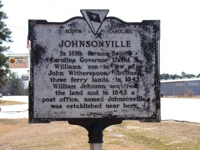Johnsonville Face of Marker image. Click for full size.