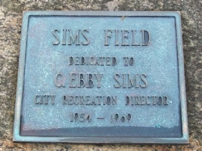 Sims Field Marker image. Click for full size.