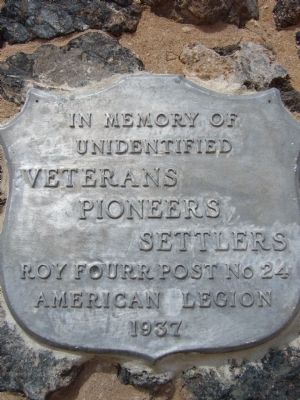 Veterans Pioneers Settlers Marker image. Click for full size.