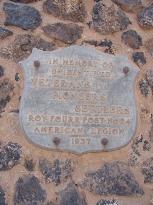 Veterans Pioneers Settlers Marker image. Click for full size.