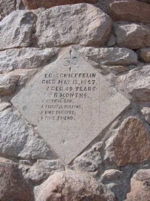 Ed Schieffelin Monument image. Click for full size.