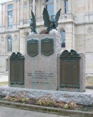 Fayette County World War Memorial. Click for full size. Fayette County World War Memorial image. Click for full size.