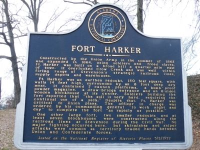 Fort Harker Marker image. Click for full size.