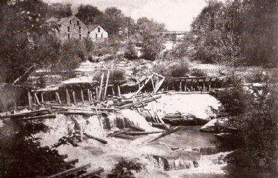 Reedy River Falls and Vardry Mill image. Click for full size.