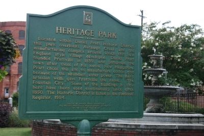 Heritage Park Marker. Click for full size. Heritage Park Marker image. Click for full size.