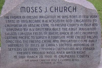 Moses J. Church Marker image. Click for full size.