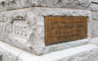 The Judy Memorial Chapel Cornerstone image. Click for full size.