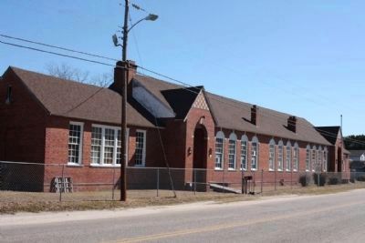 Dennis High School and Marker. Click for full size. Dennis High School and Marker image. Click for full size.