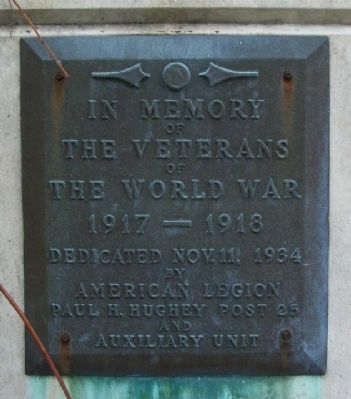 World War Veterans Bridge Marker image. Click for full size.