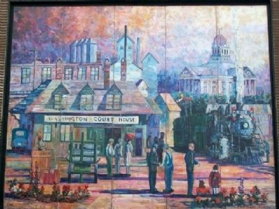 Veterans Memorial Park Mural image. Click for full size.