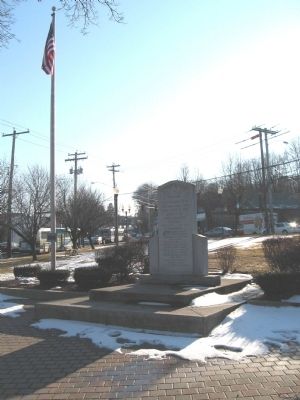 Allingtown World War I Monument image. Click for full size.