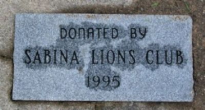 Flagpole Donor Marker. Click for full size. Flagpole Donor Marker image. Click for full size.