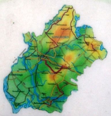 County Longford Map on Marker image. Click for full size.
