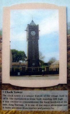 Clock Tower on Marker. Click for full size. Clock Tower on Marker image. Click for full size.