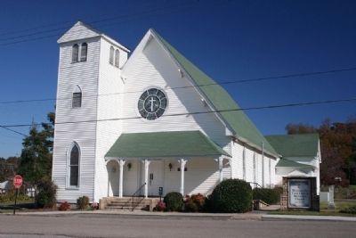 Blountsville First United Methodist Church Founded on April 18th 1818. image. Click for full size.