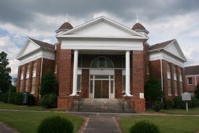 Piedmont First United Methodist Church & Marker image. Click for full size.