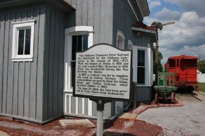 The Alabama Tennessee River Railroad Marker image. Click for full size.