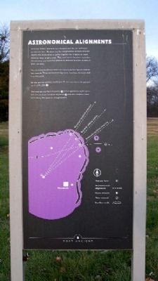 Astronomical Alignments Marker. Click for full size. Astronomical Alignments Marker image. Click for full size.