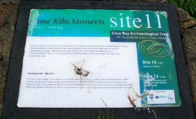 <i>Lime Kiln</i>, Moneen, site 11 Marker. Click for full size. <i>Lime Kiln</i>, Moneen, site 11 Marker image. Click for full size.
