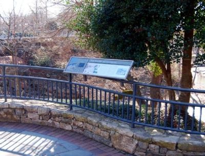 Reedy River Falls Marker. Click for full size. Reedy River Falls Marker image. Click for full size.