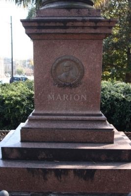 Francis Marion Medallion, north face. Click for full size. Francis Marion Medallion, north face image. Click for full size.