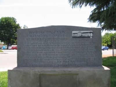 Washington Union High School District Marker image. Click for full size.