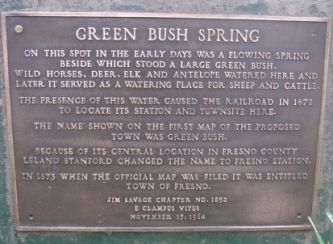 Green Bush Spring Marker image. Click for full size.