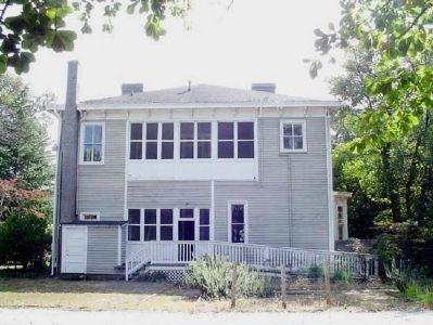 Wilson House, rear view. Click for full size. Wilson House, rear view image. Click for full size.