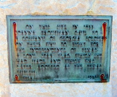 Joanna Troutman Marker. Click for full size. Joanna Troutman Marker image. Click for full size.