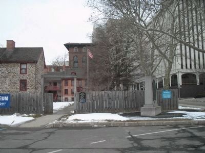 Marker at Trenton's Old Barracks image. Click for full size.
