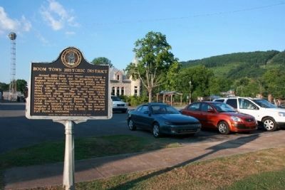 Boom Town Historic District Marker image. Click for full size.