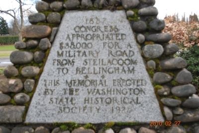 Military Road Marker (Side C). Click for full size. Military Road Marker (Side C) image. Click for full size.