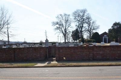Entrance to Cemetery of the Columbia Hebrew Benevolent Society Marker. Click for full size. Entrance to Cemetery of the Columbia Hebrew Benevolent Society Marker image. Click for full size.